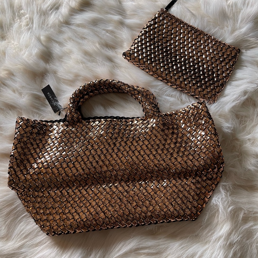 Naghedi St. Barts Small Tote in Rose Quartz